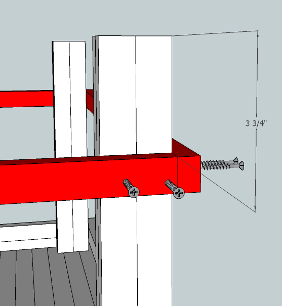 Bottom leg attachment